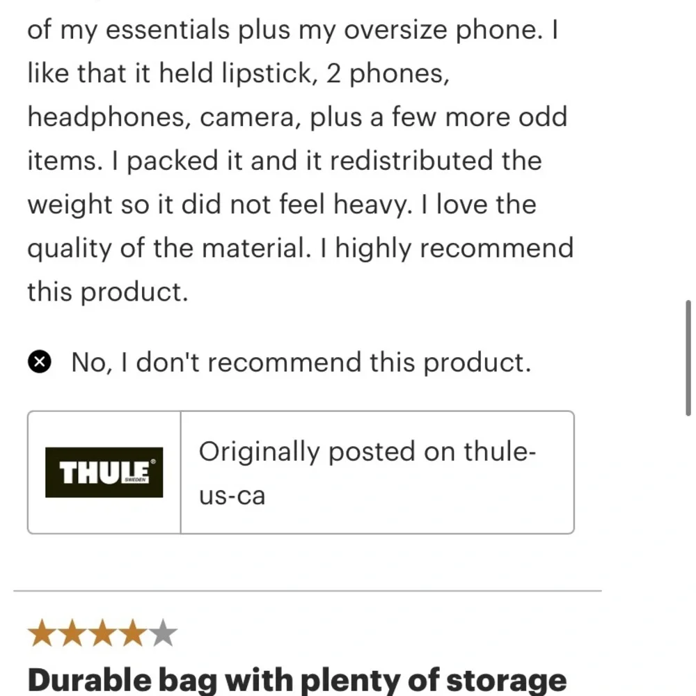 Thule stylish durable